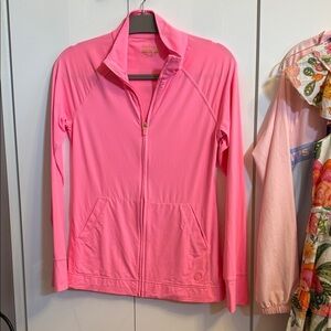 Lilly Pulitzer Luxletic Hadlee Full Zip Jacket -Lilly's Coral